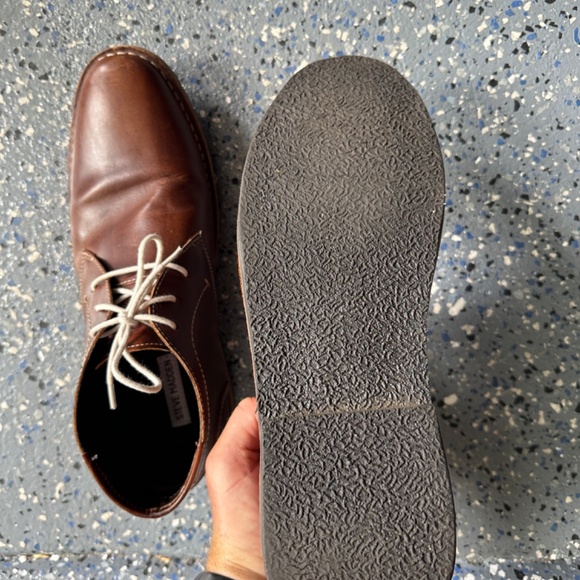 Steve Madden brown leather chukka boot main image 3